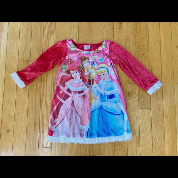 Disney princess Christmas Nightgown 3T